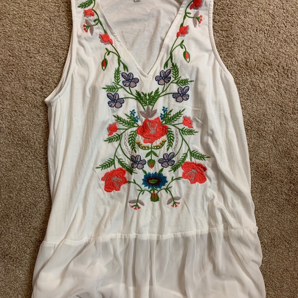 Embroidered top from boutique